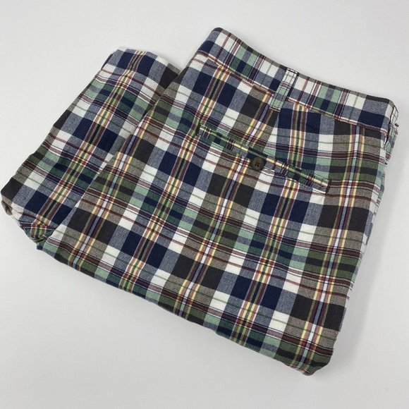 Lands‎ End Tartan Plaid Bermuda Shorts Size 38 Men's Preppy - Picture 4 of 5